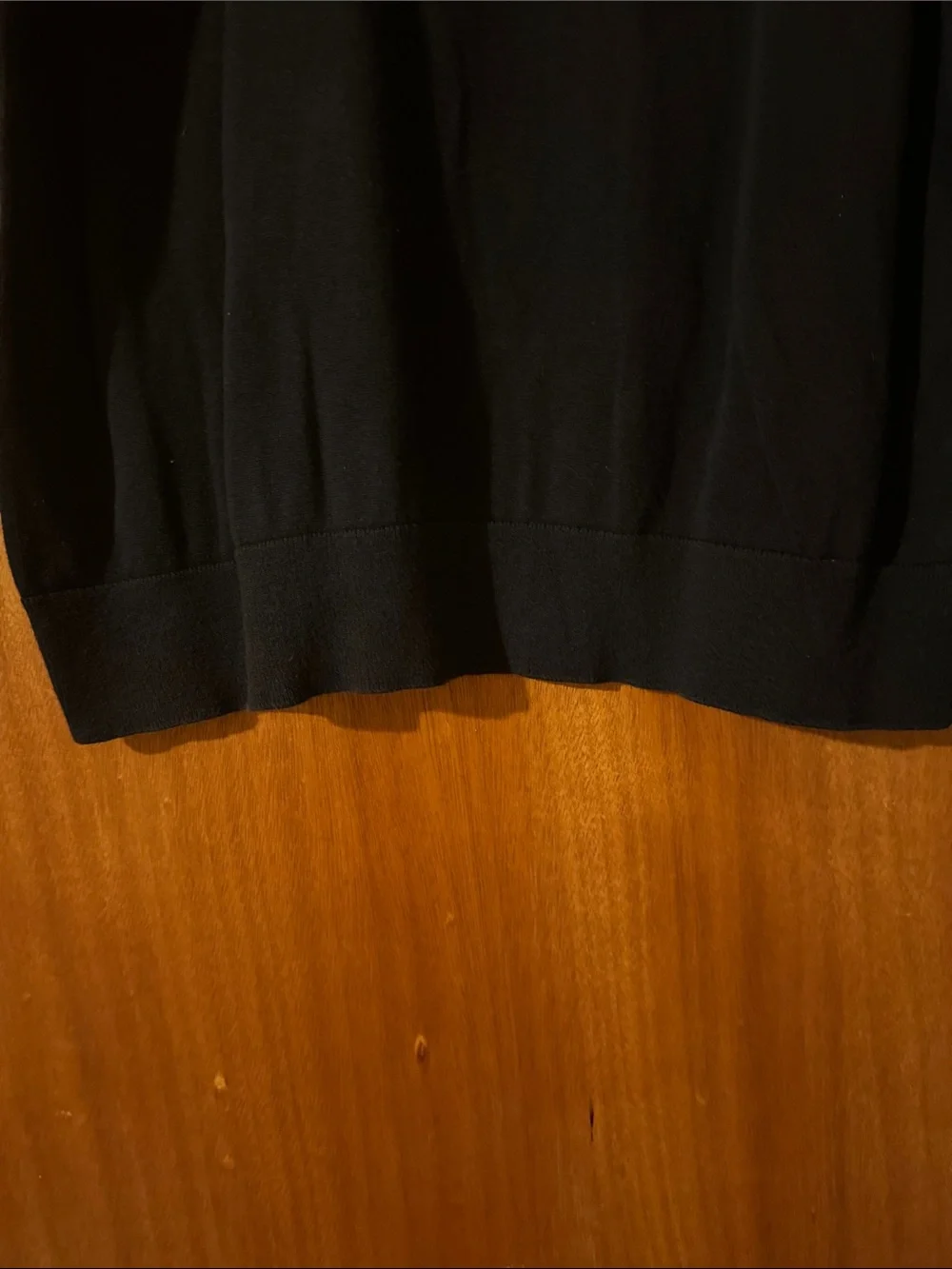 A/X Armani Exchange Men's Black Polo with Blue Trim and brownish back (mlb)